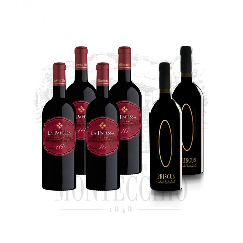 4x La Papessa IGT - 2x Priscus IGT 4x La Papessa IGT - 2x Priscus IGT
